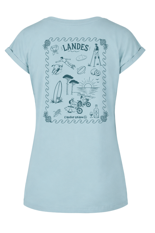 T-SHIRT LES LANDES - FEMME