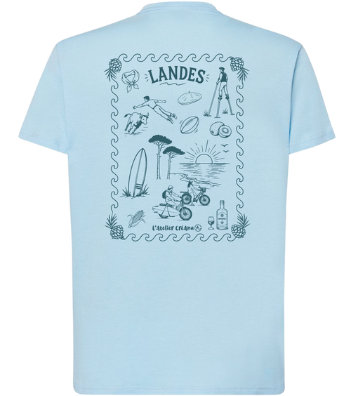 T-SHIRT LES LANDES - HOMME / MIXTE